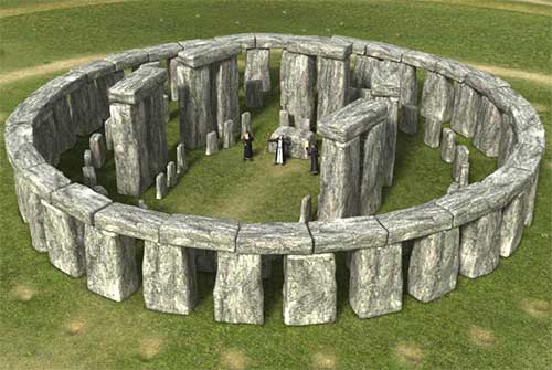 rekonstrukcja Stonehenge