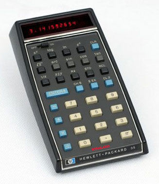 kalkulator HP z 1972 roku